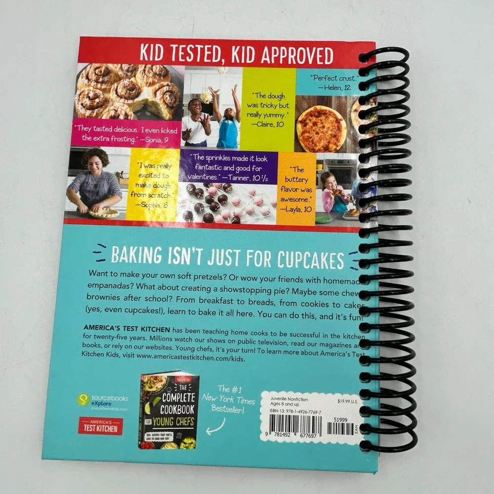 America's Test Kitchen Baking Book Spiral Bound EUC